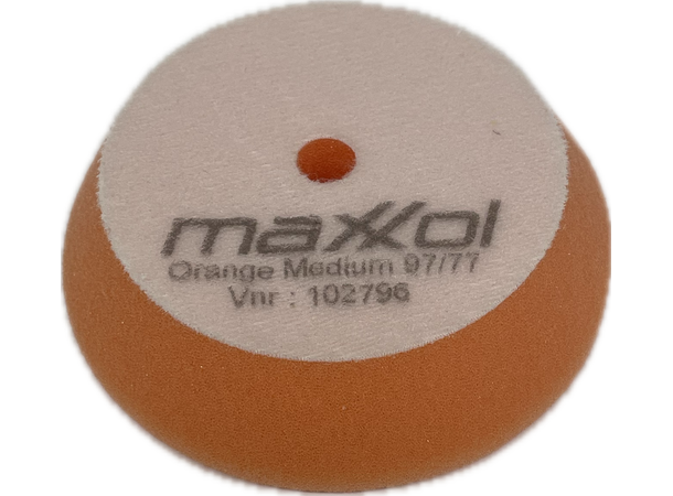 Polerpad Orange Medium 75x25mm/3'' Maxxol's egen pad serie for 3''