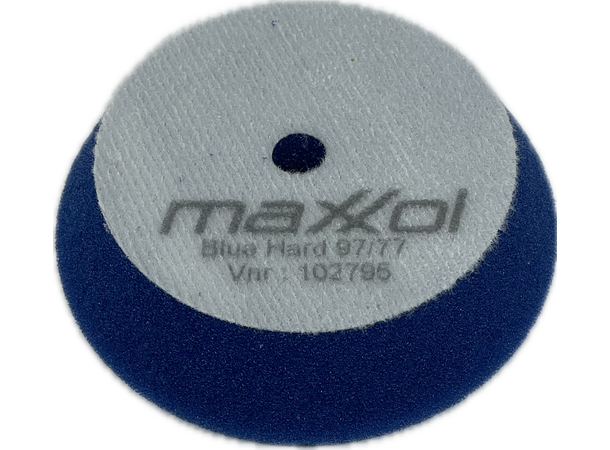 Polerpad Blue Hard 75mm/3''x25 mm   1stk Maxxol's egen pad serie for 3"