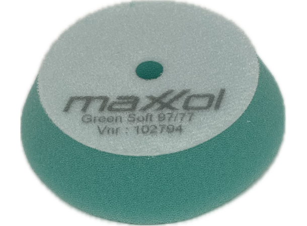 Polerpad Green Soft 75x25mm/3''   5-pakk Maxxol's egen pad serie for 3"