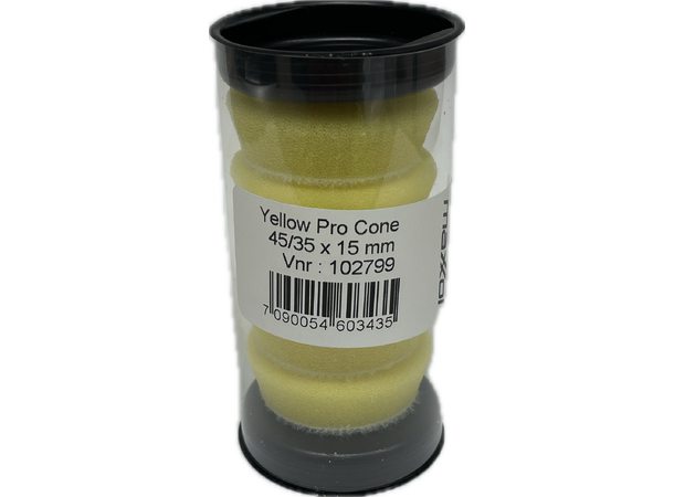 Polerpad Yellow  Pro 35/45x15 1x5pakk Maxxol's egen serie for Nano