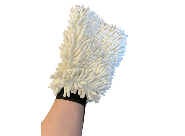 Microfiber Vaskevott Hvit 25-Pakk Myk hanske i microfiber til hånvask