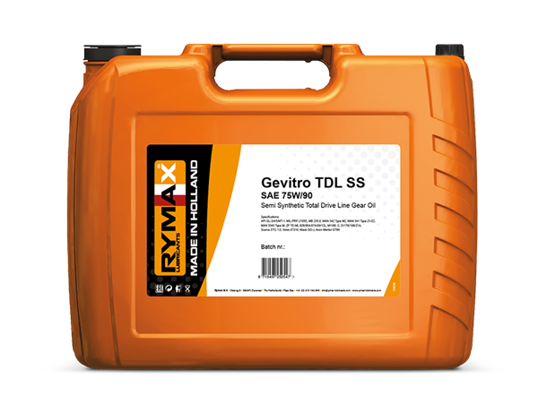 Gevitro TDL SS SAE 75W/90  -20L Semi Synthetic Total Drive Line Gear Oil